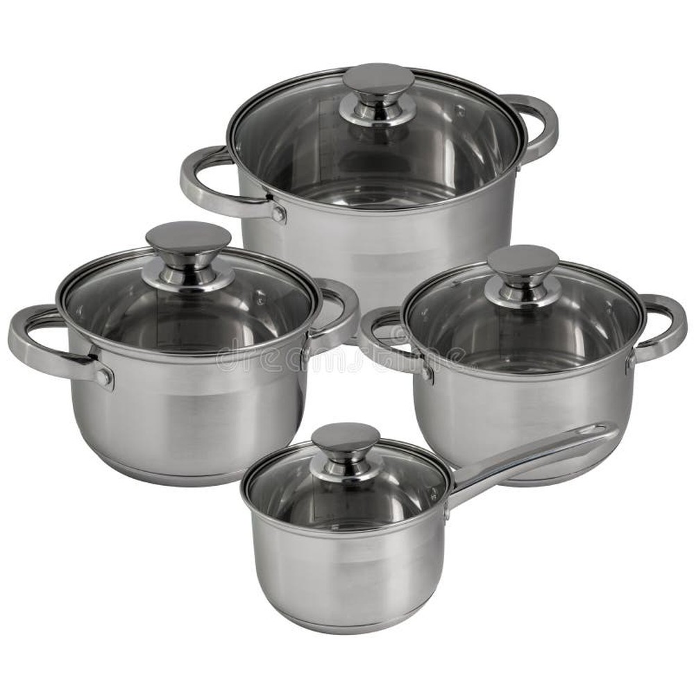 Conjunto de Panelas Inox 5 Peças